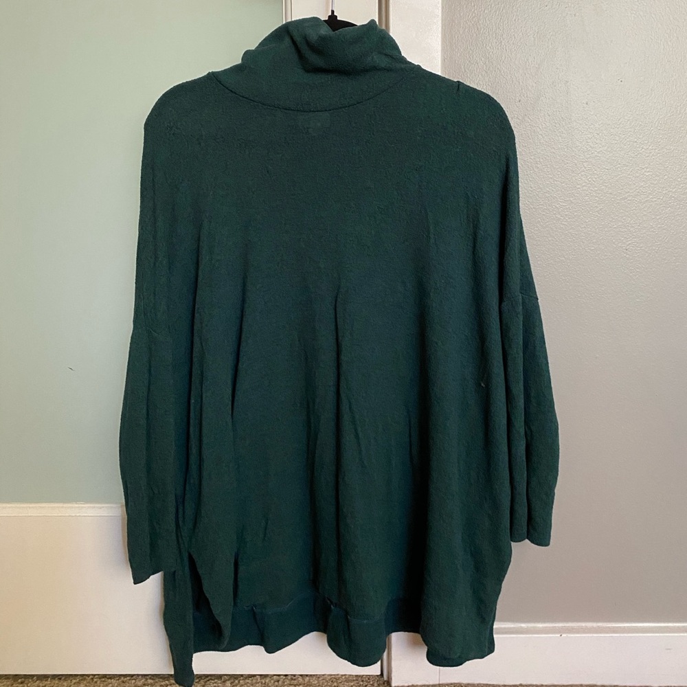 Anthropologie (9H15 STCL) Turquoise Turtleneck